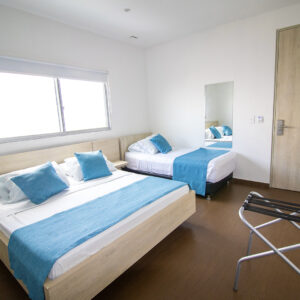 Habitación para 3 personas 1 cama doble y 1 sencilla